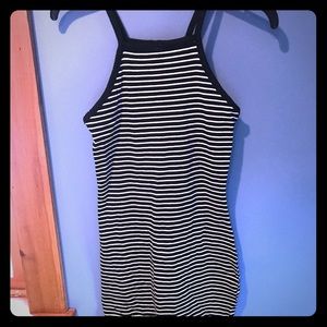 Express Striped Bodycon Dress